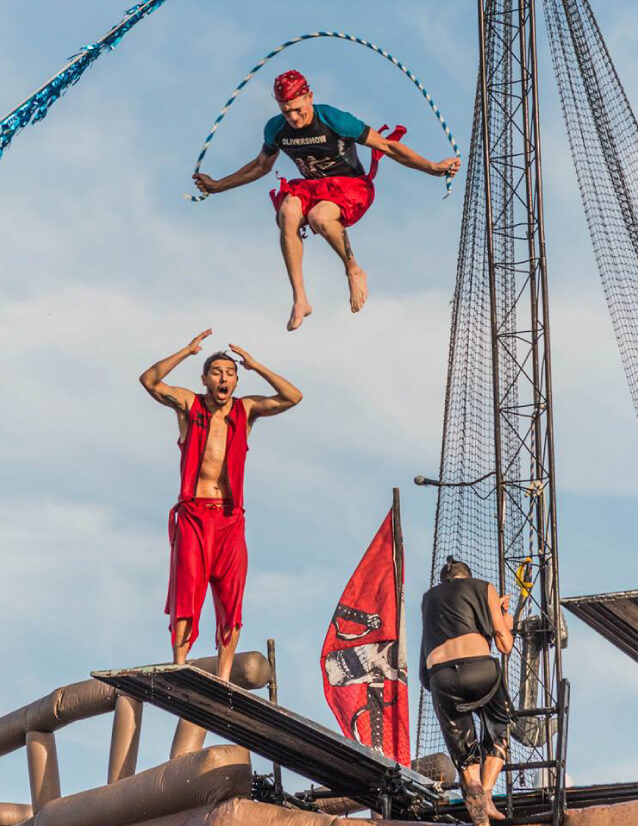 The High Diving Pirates of the Caribbean